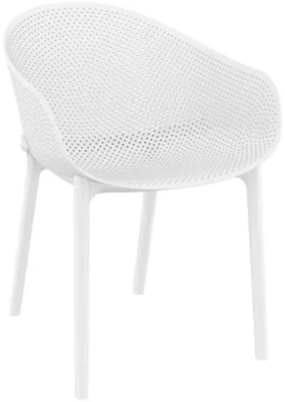 Compamia Sky Outdoor Dining Chair White