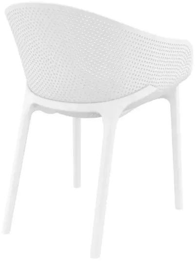 Compamia Sky Outdoor Dining Chair White