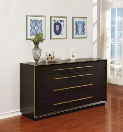 Coaster Durango 8-Drawer Dresser Smoked Peppercorn