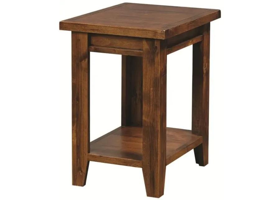 ALDER GROVE TOBACCO CHAIRSIDE TABLE