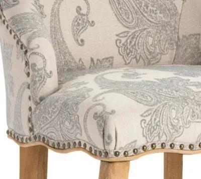 Crestview Danielle Gray Accent Chair