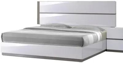 Chintaly Manila Modern 2-Tone Queen Size Bed