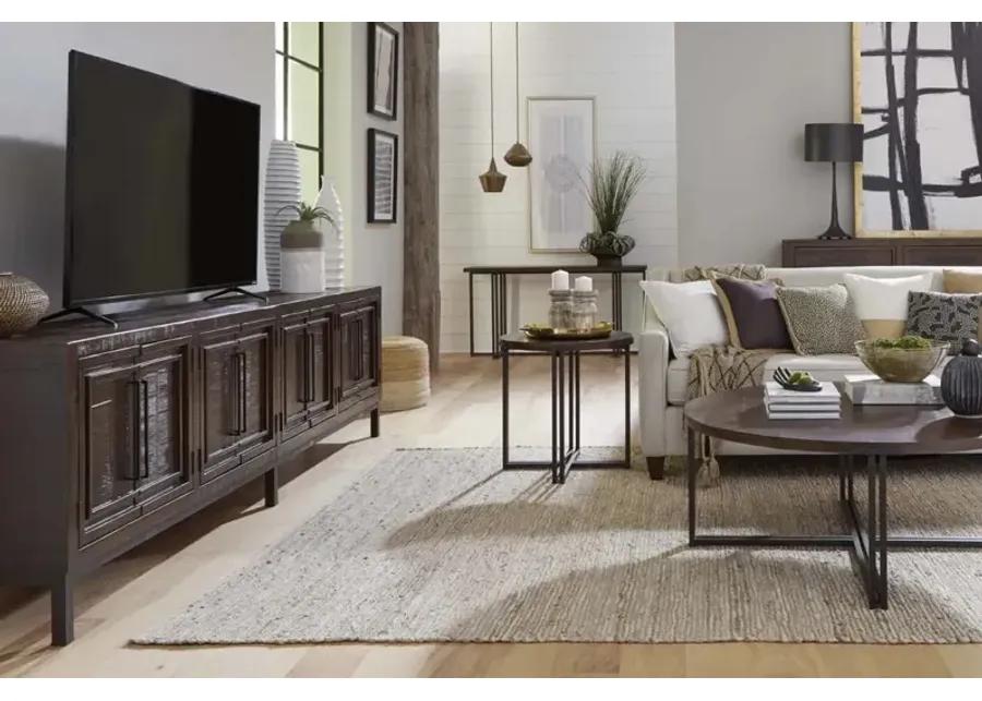 ZANDER DARK BROWN SOFA TABLE