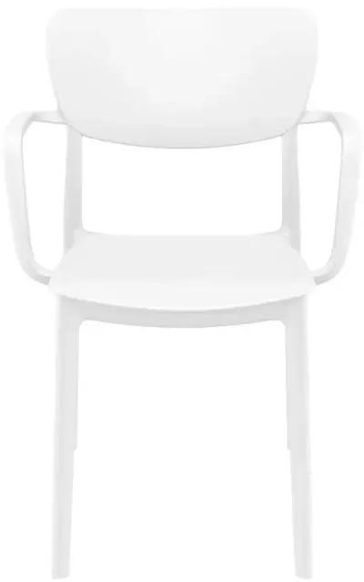 Compamia Lisa Outdoor Dining Arm Chair White