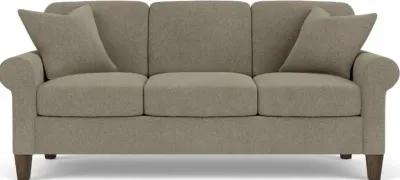 Flexsteel South Haven Gray Dove Rolled Arm Sofa