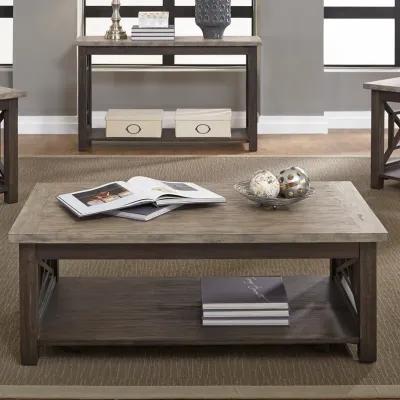 Liberty Furniture Heatherbrook Two-Tone Cocktail Table