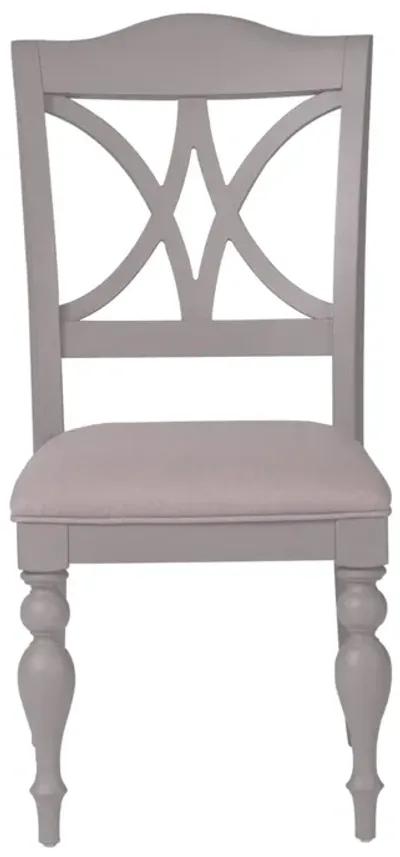 Liberty Furniture 5-Piece Dove Grey Pedestal Dining Table Set Summer House