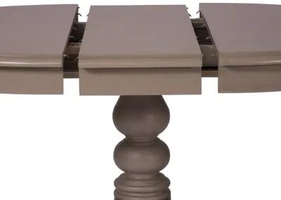 Liberty Furniture 5-Piece Dove Grey Pedestal Dining Table Set Summer House