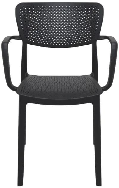 Compamia Loft Outdoor Dining Arm Chair Black