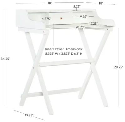 COY WHITE FOLDING DESK