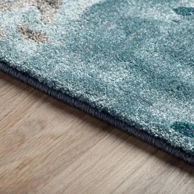 Dalyn Geneva Blue 5'X8' Area Rug