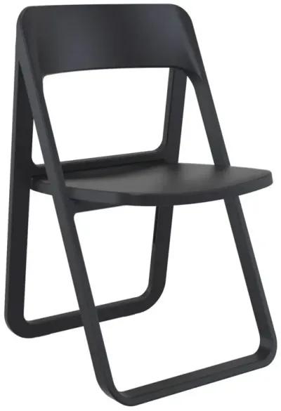 Dream Folding Outdoor Patio Chair Black