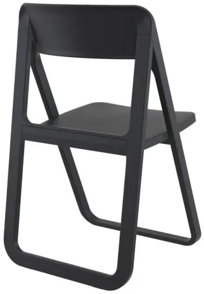 Dream Folding Outdoor Patio Chair Black