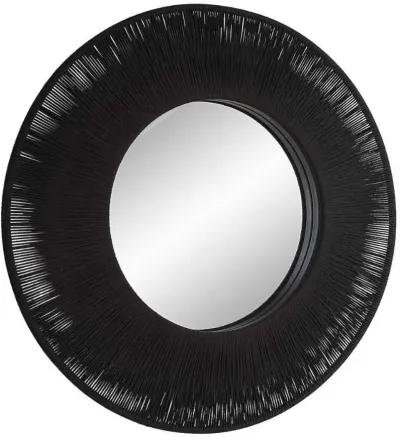 Uttermost Sailor S Knot Black Round Mirror