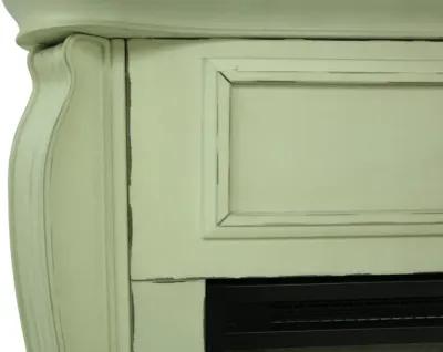 JAYDEN WHITE FIREPLACE WITH INSERT