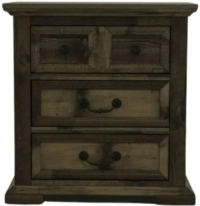 MOSSBERG RUSTIC GREY NIGHTSTAND