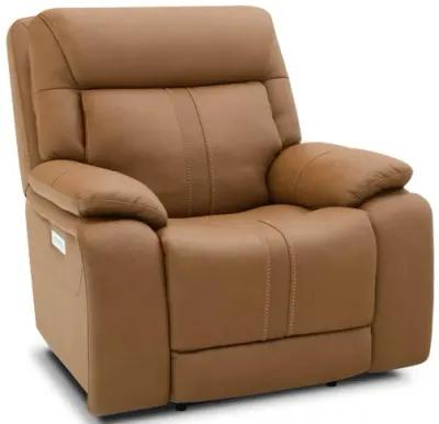 XARA BUTTERNUT LEATHER POWER RECLINER