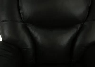 MUSTANG CHARCOAL LEATHER ROCKER RECLINER