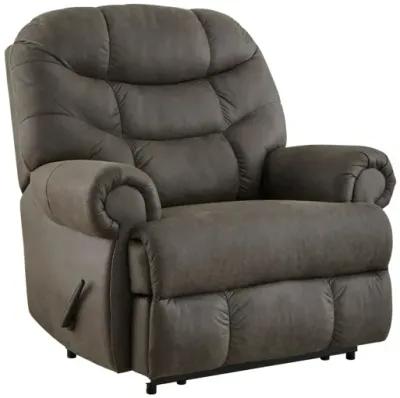 CAMERA TIME GUNMETAL BIG MAN WALL RECLINER