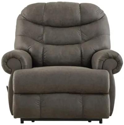 CAMERA TIME GUNMETAL BIG MAN WALL RECLINER