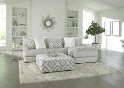 MONDO SILVER 2PC SECTIONAL