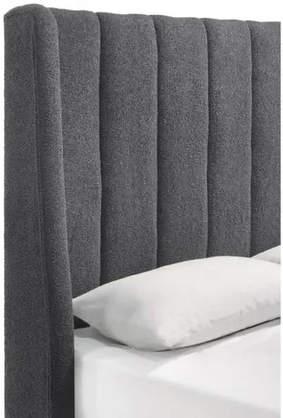 AGNES CHARCOAL KING BED