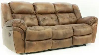 HUDSON SADDLE LEATHER RECLINING SOFA