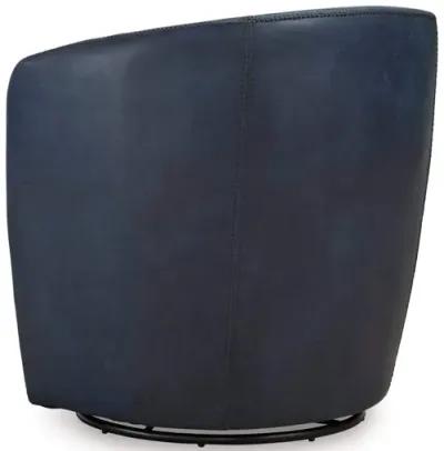 KIERREYS OCEAN 100% LEATHER SWIVEL CHAIR