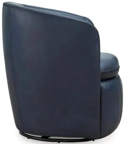 KIERREYS OCEAN 100% LEATHER SWIVEL CHAIR