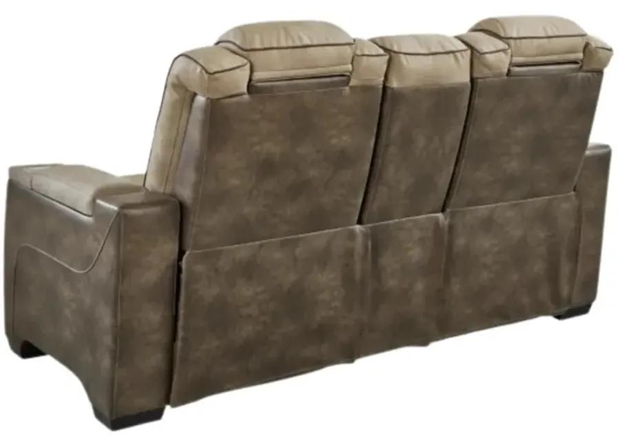 NEXT-GEN SAND 2P POWER LOVESEAT WITH CONSOLE