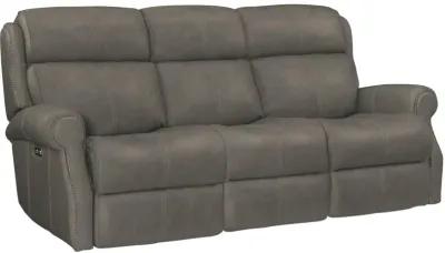 MCGWIRE DOVE LEATHER POWER SOFA