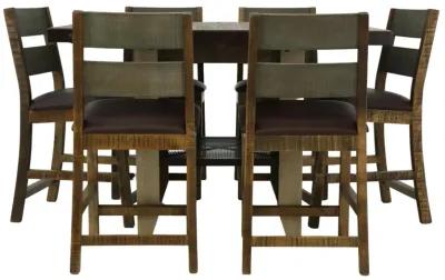 JEFFERSON 7 PIECE COUNTER HEIGHT DINING SET