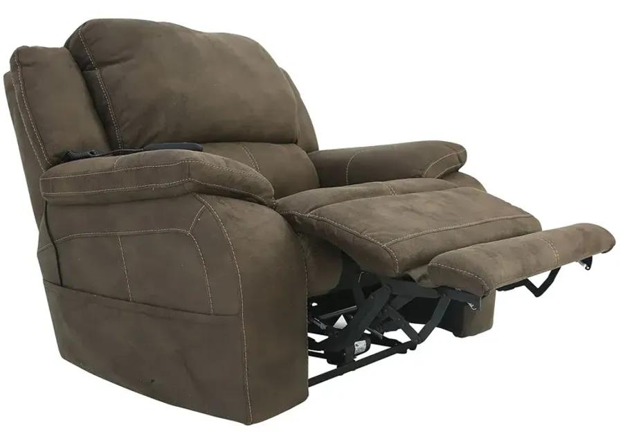 RYLEN MOCHA 3P POWER OVERSIZED RECLINER