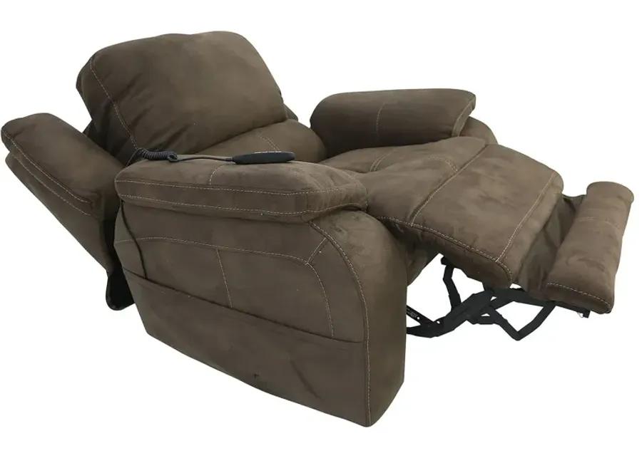 RYLEN MOCHA 3P POWER OVERSIZED RECLINER