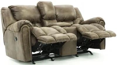 BAXTER MOCHA 1P POWER LOVESEAT WITH CONSOLE