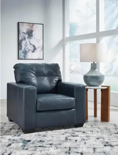 SANTORINE OCEAN LEATHER CHAIR