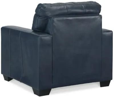 SANTORINE OCEAN LEATHER CHAIR