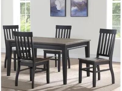 RAVEN NOIR 5 PIECE DINING SET