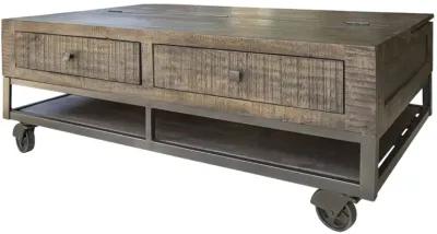 URBAN GRAY LIFT TOP COCKTAIL TABLE