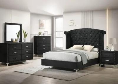 LUCINDA BLACK KING BED