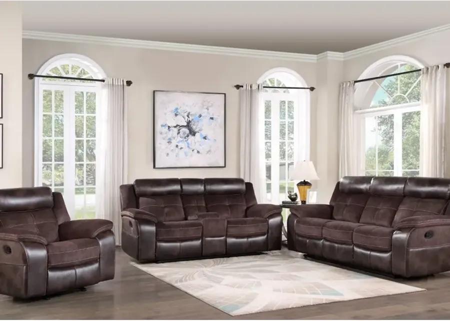 PUEBLO TWO TONE RECLINING SOFA