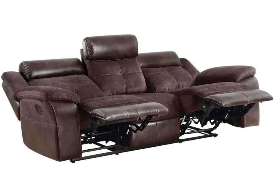 PUEBLO TWO TONE RECLINING SOFA