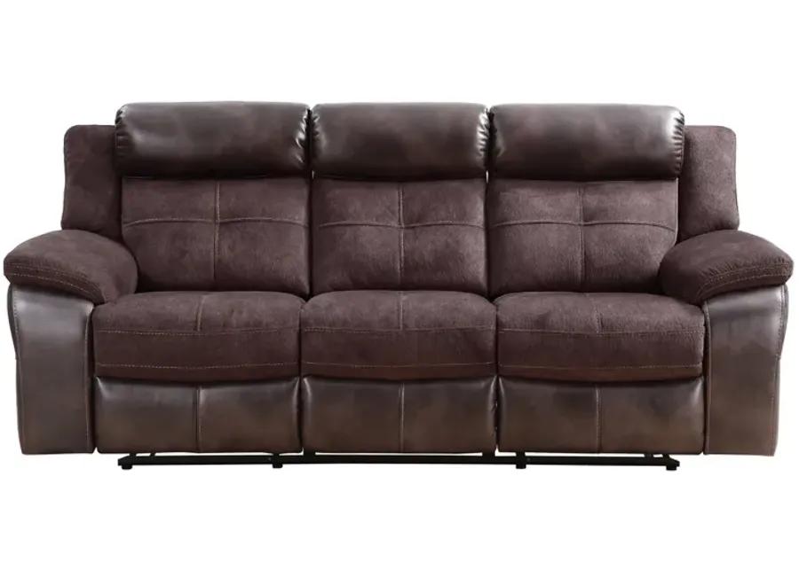 PUEBLO TWO TONE RECLINING SOFA