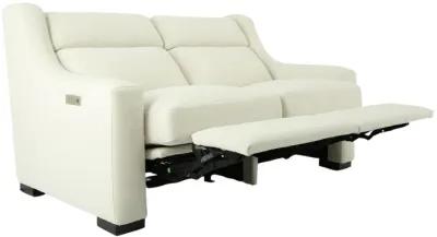 GERMAIN CREAM POWER RECLINING LOVESEAT