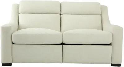 GERMAIN CREAM POWER RECLINING LOVESEAT