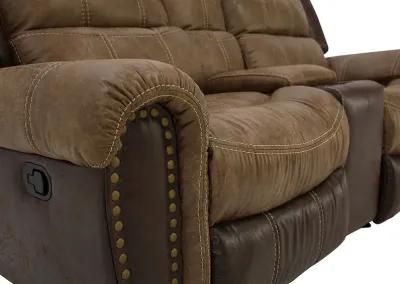 SORREL GLIDER RECLINING LOVESEAT WITH CONSOLE