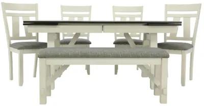 MARIBELLE 6 PIECE DINING TABLE SET