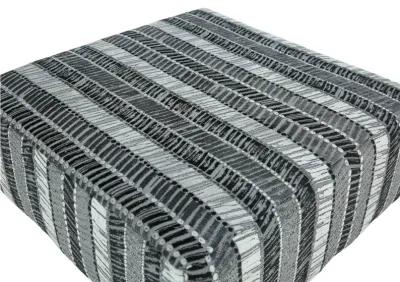 GROOVY BLACK OTTOMAN