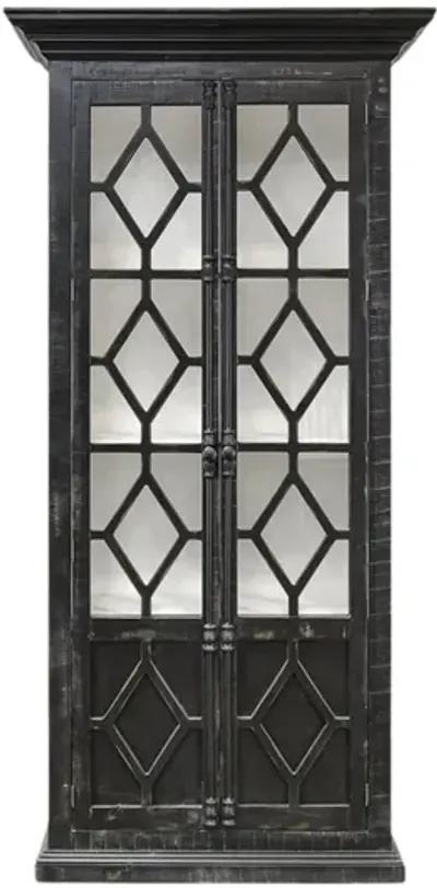 ZAYDEN BLACK/WHITE CABINET