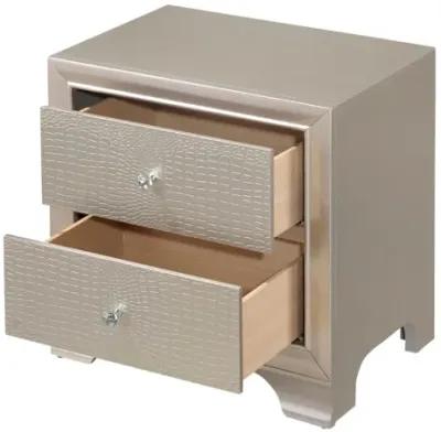 LYSSA CHAMPAGNE NIGHTSTAND